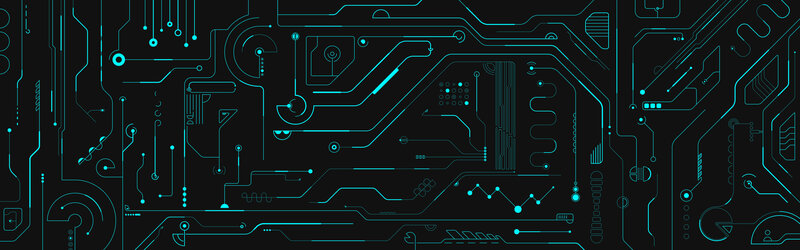 futuristic circuit board design
