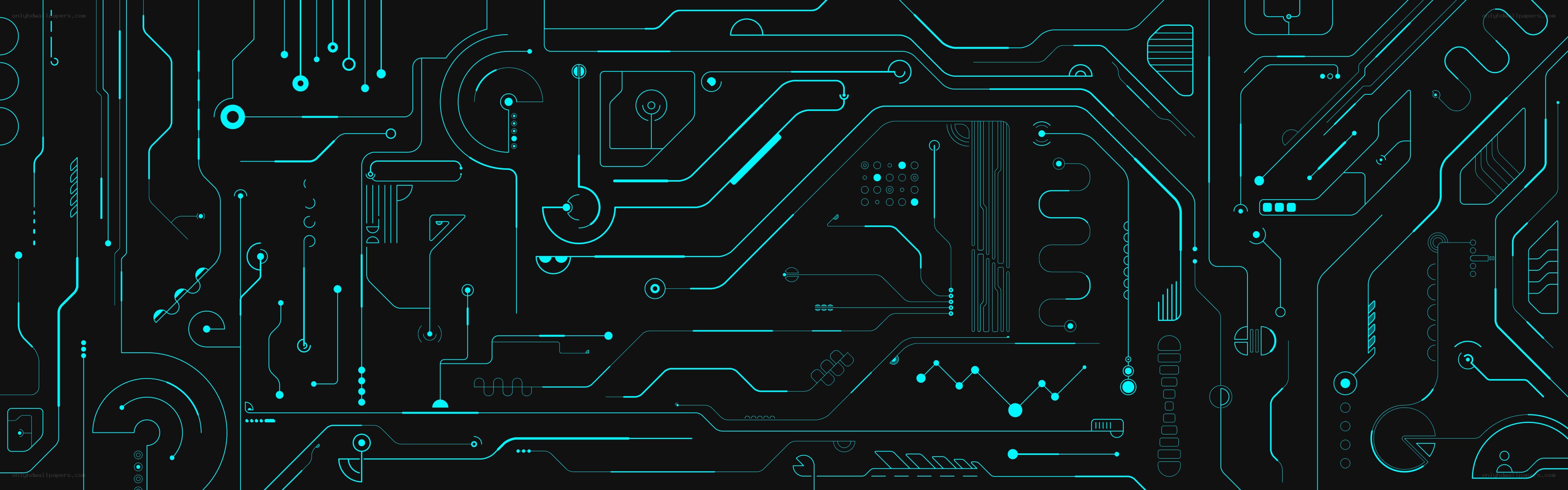 futuristic circuit board design