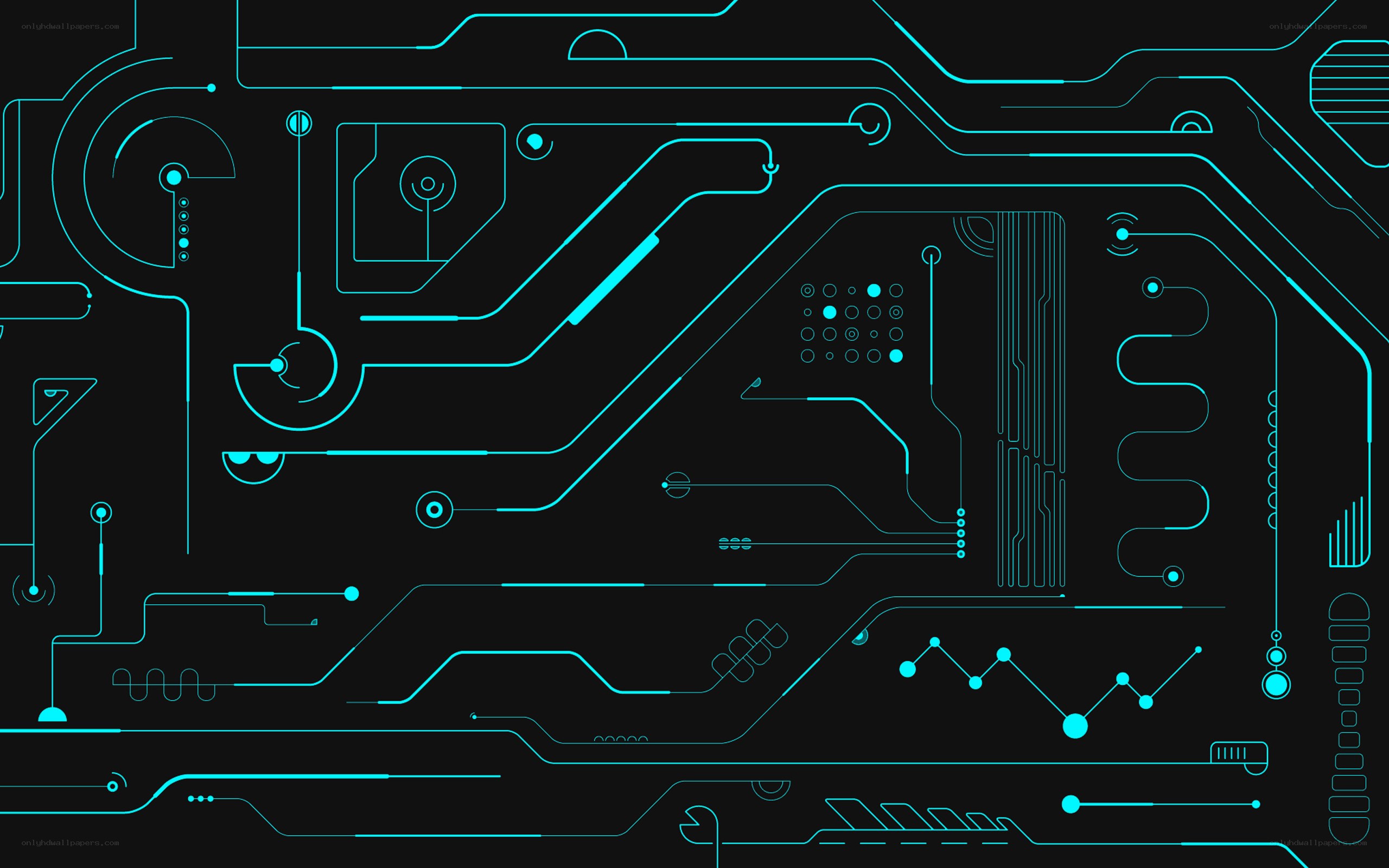 futuristic circuit board design