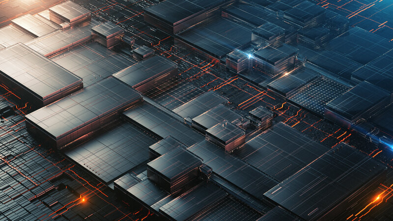 Futuristic Circuit Board