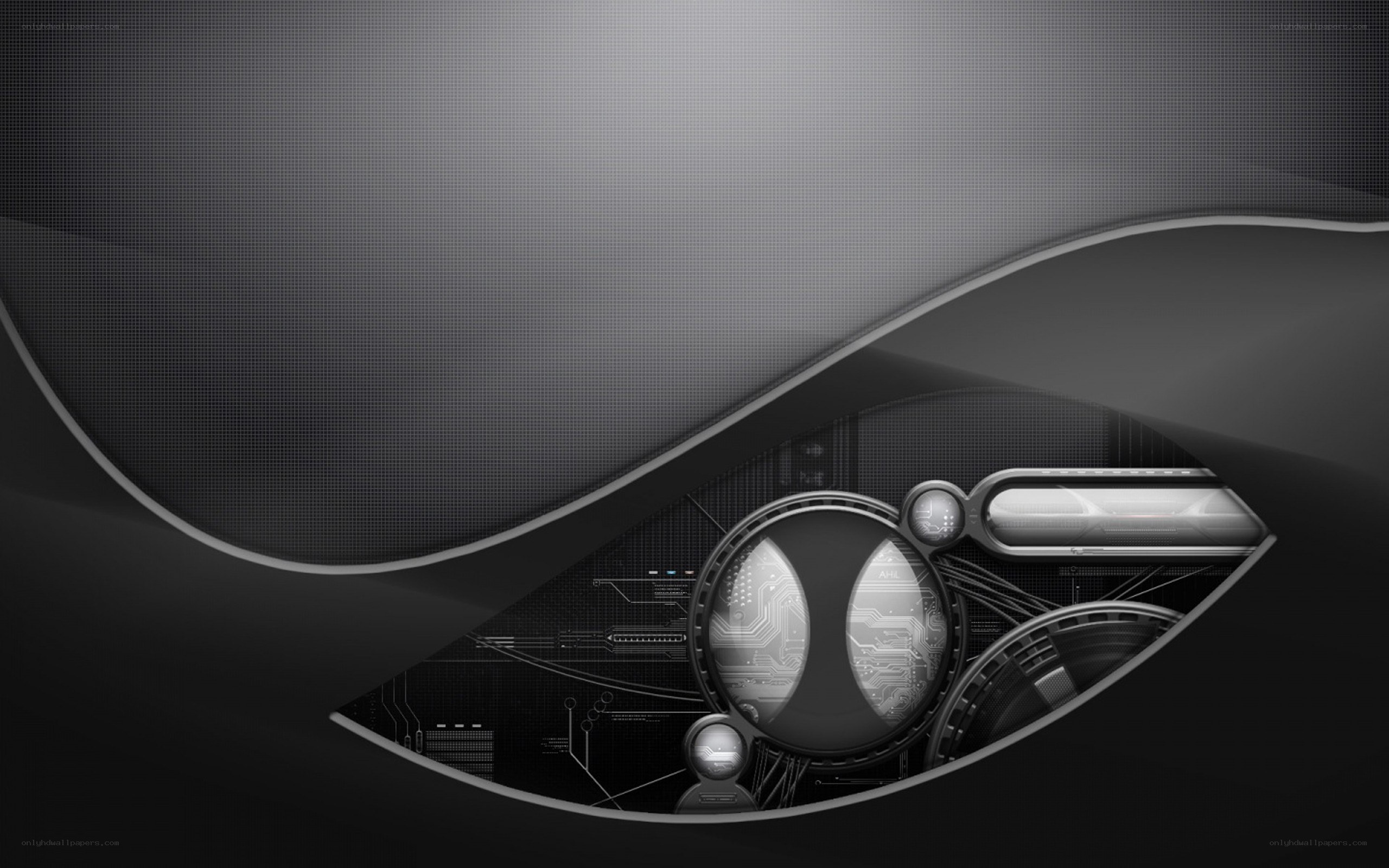 futuristic circuit design