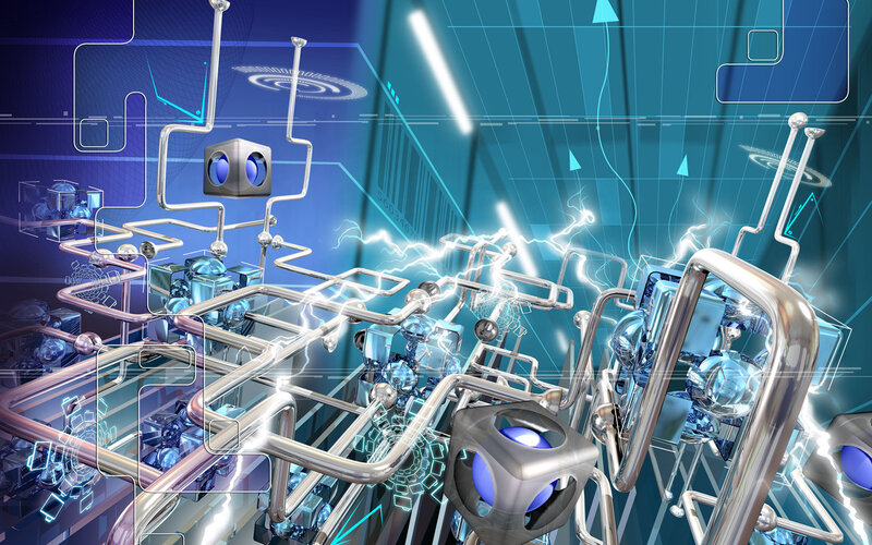 futuristic circuit network