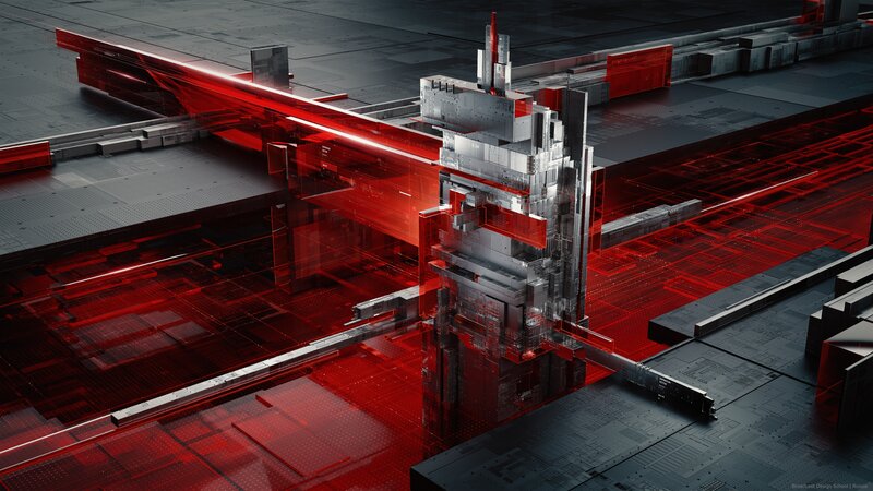 Futuristic Circuit Structure