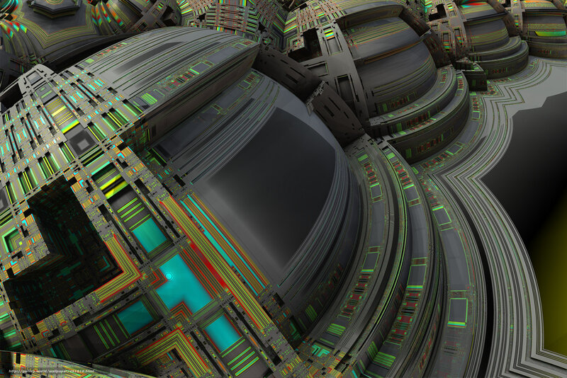 futuristic circuitry structure