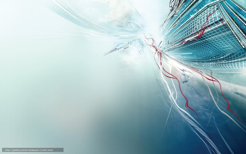futuristic city abstract