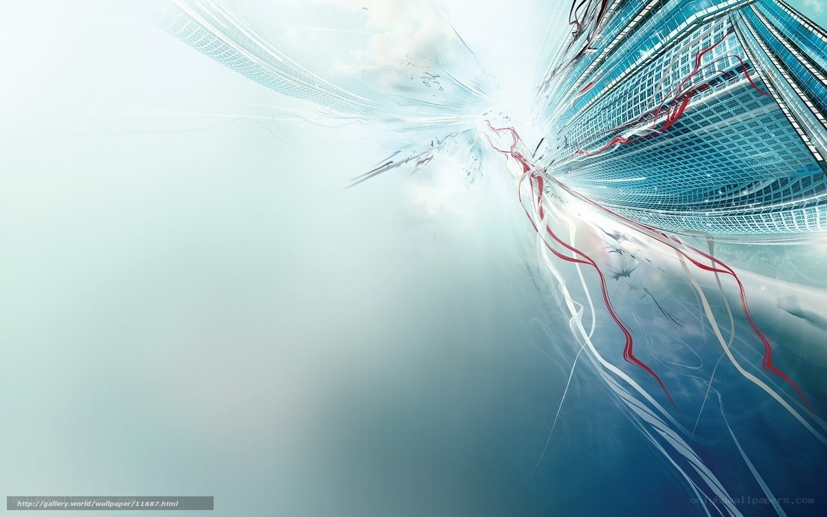 futuristic city abstract