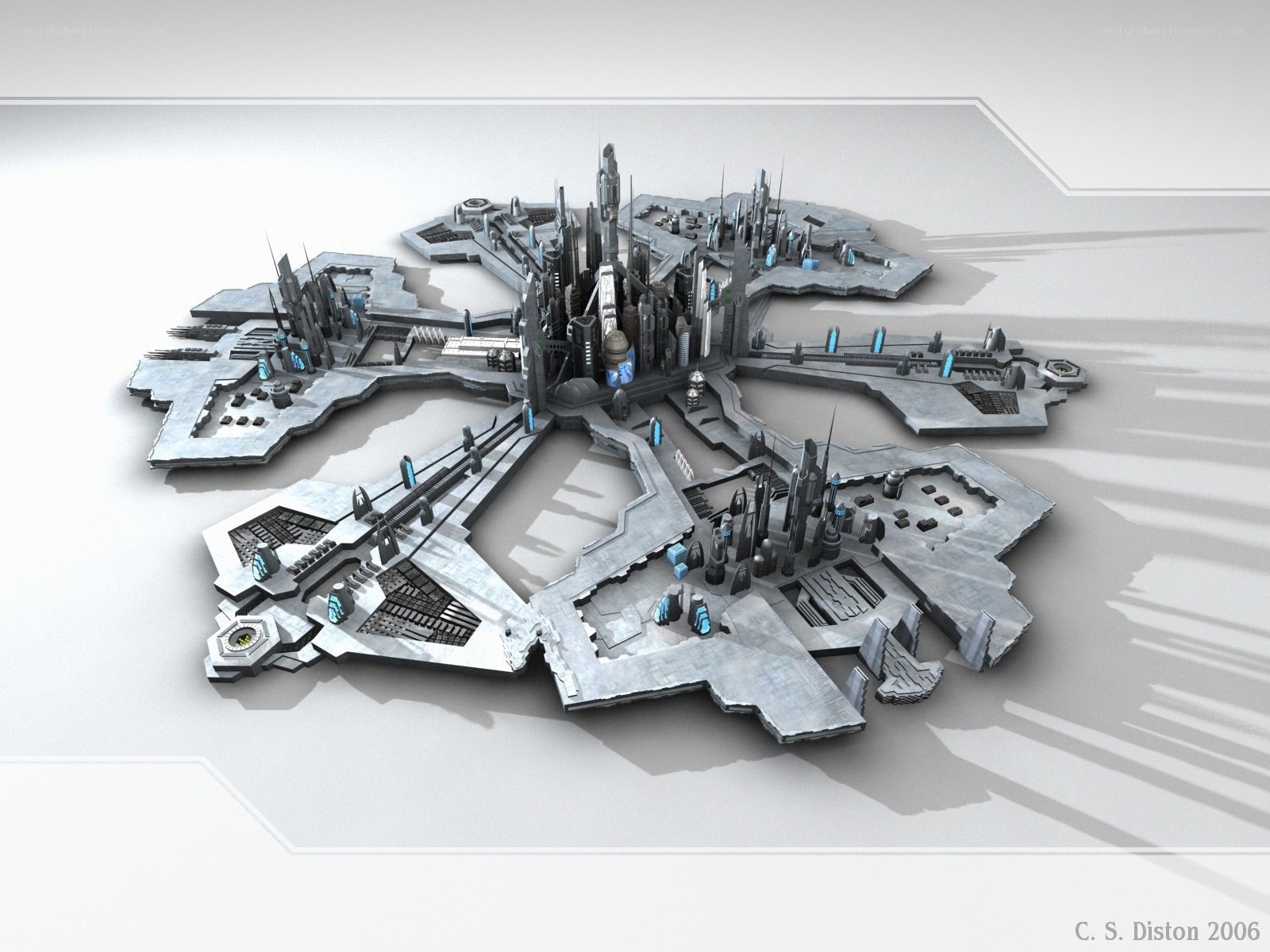 futuristic city concept