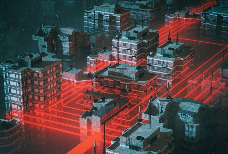 Futuristic City Grid