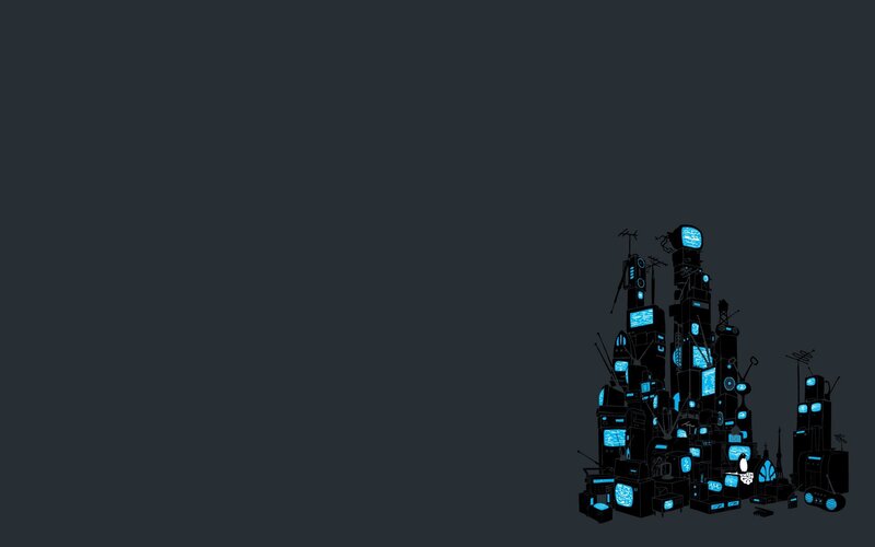 futuristic city of electronics