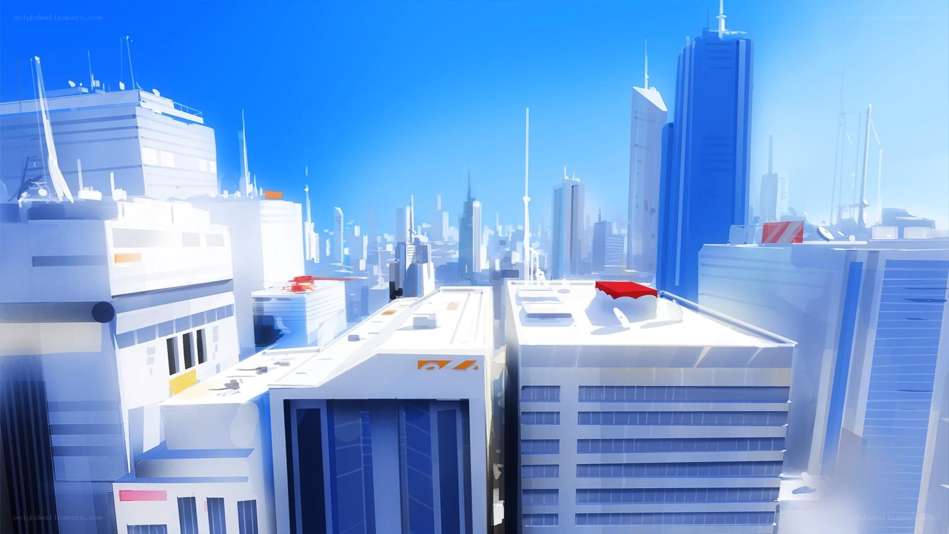 futuristic city skyline