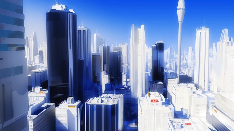 futuristic city skyline