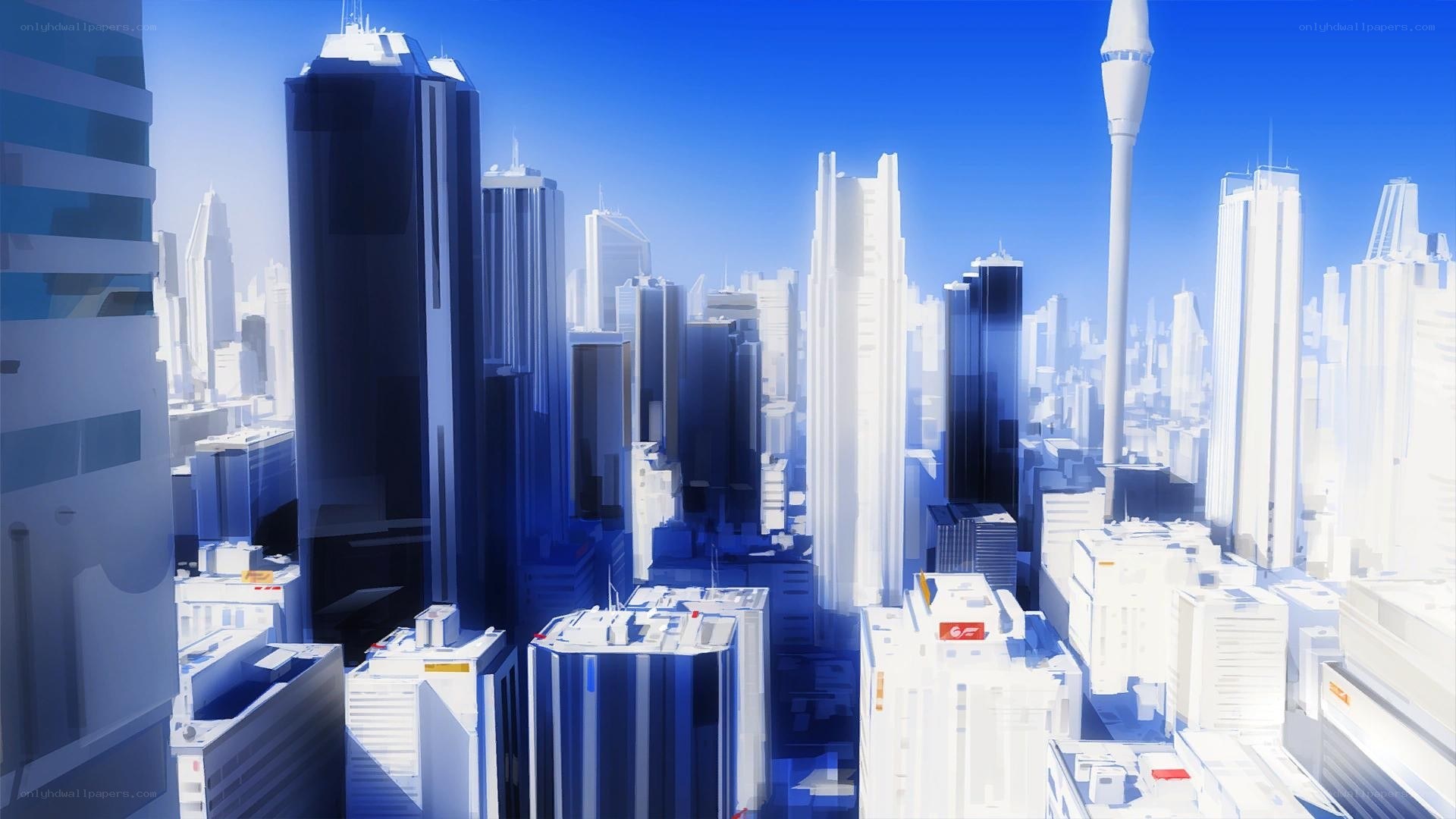 futuristic city skyline