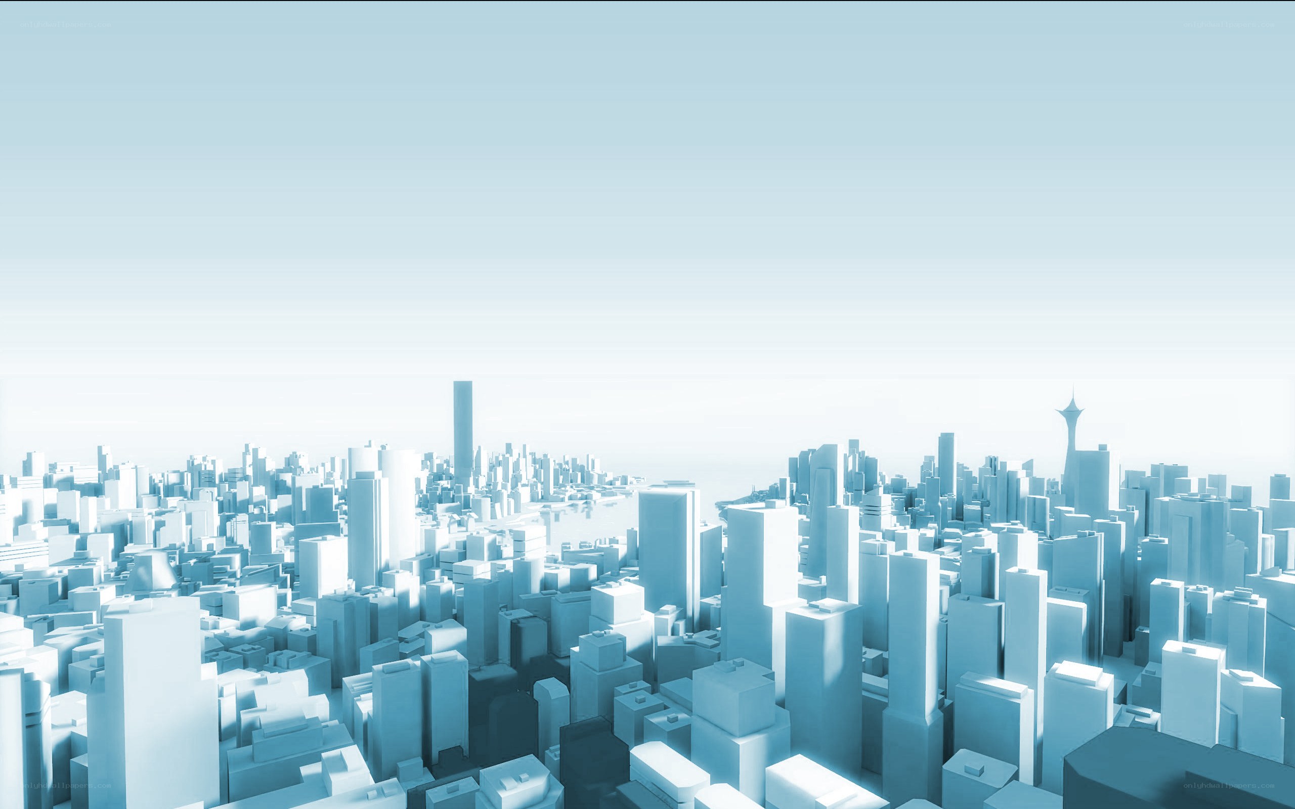 futuristic city skyline