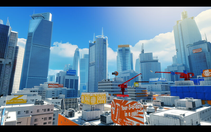 futuristic city skyline