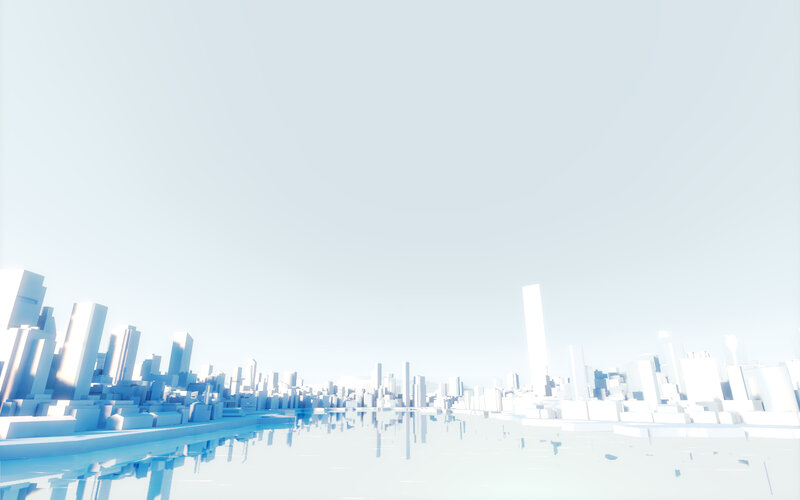 futuristic city skyline