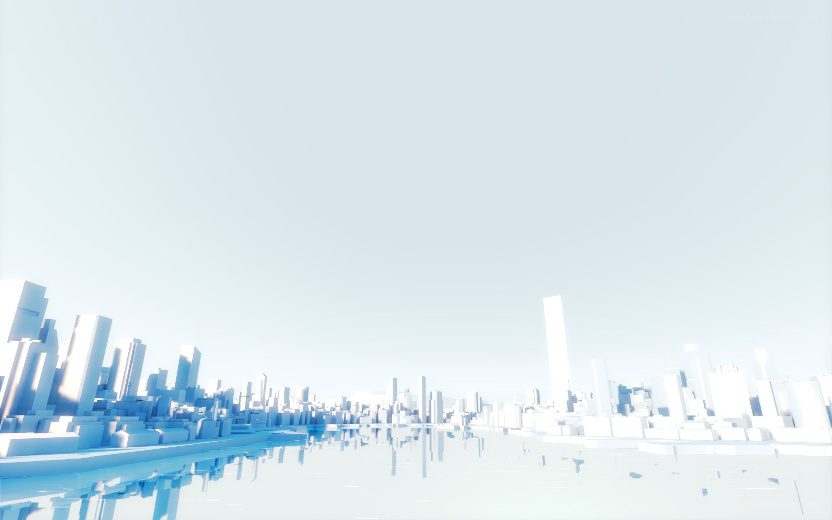 futuristic city skyline