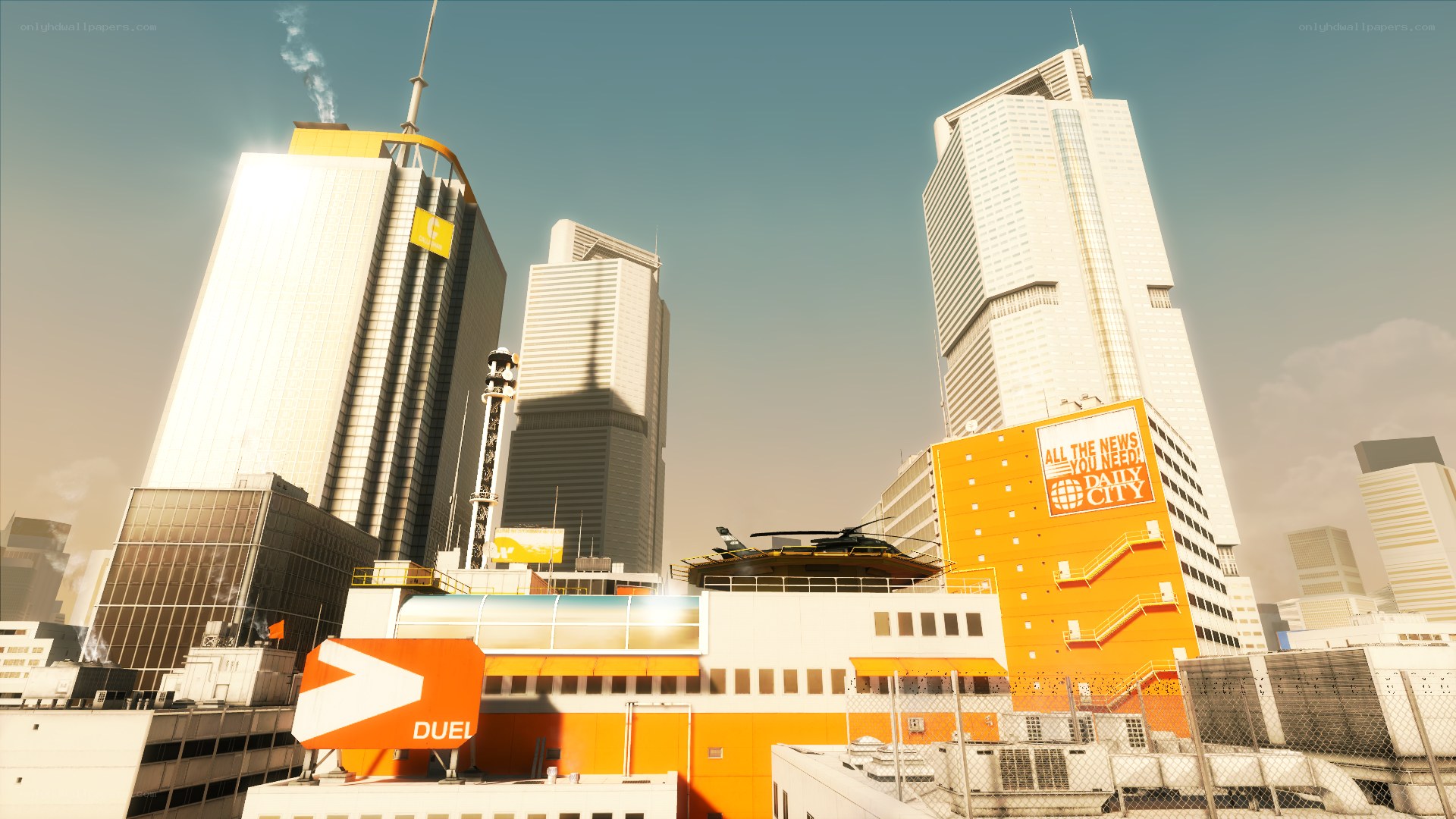 futuristic city skyline