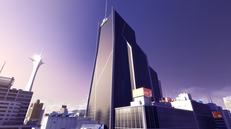futuristic city skyline