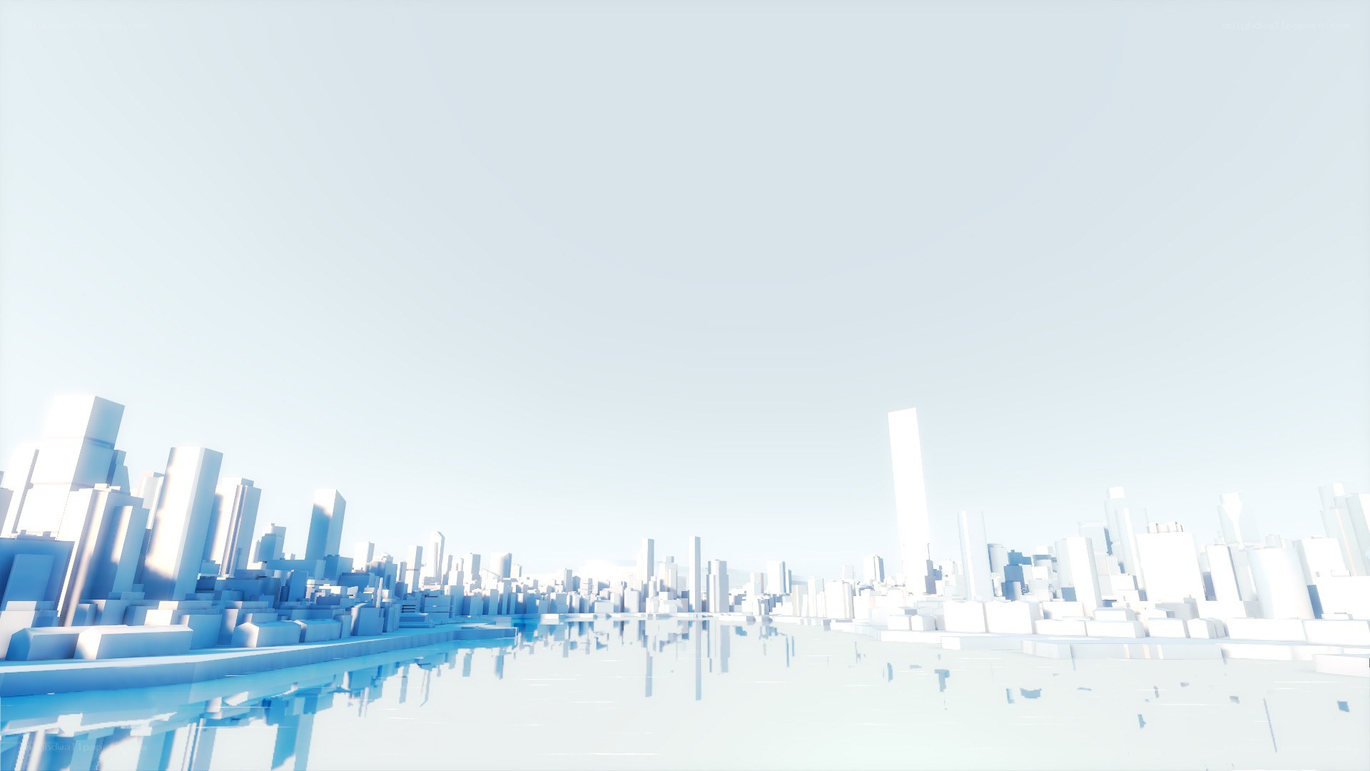 futuristic city skyline