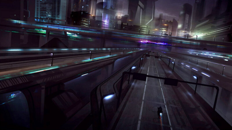 futuristic city transportation