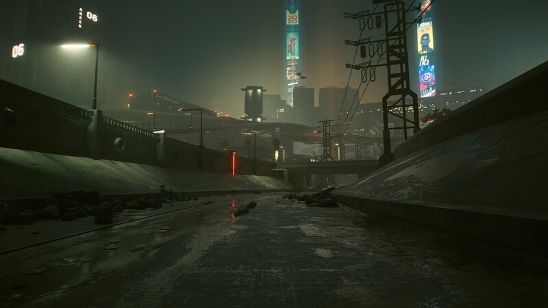 Futuristic City Underpass