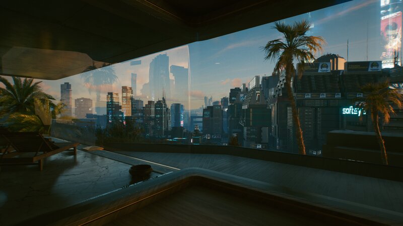 Futuristic City View