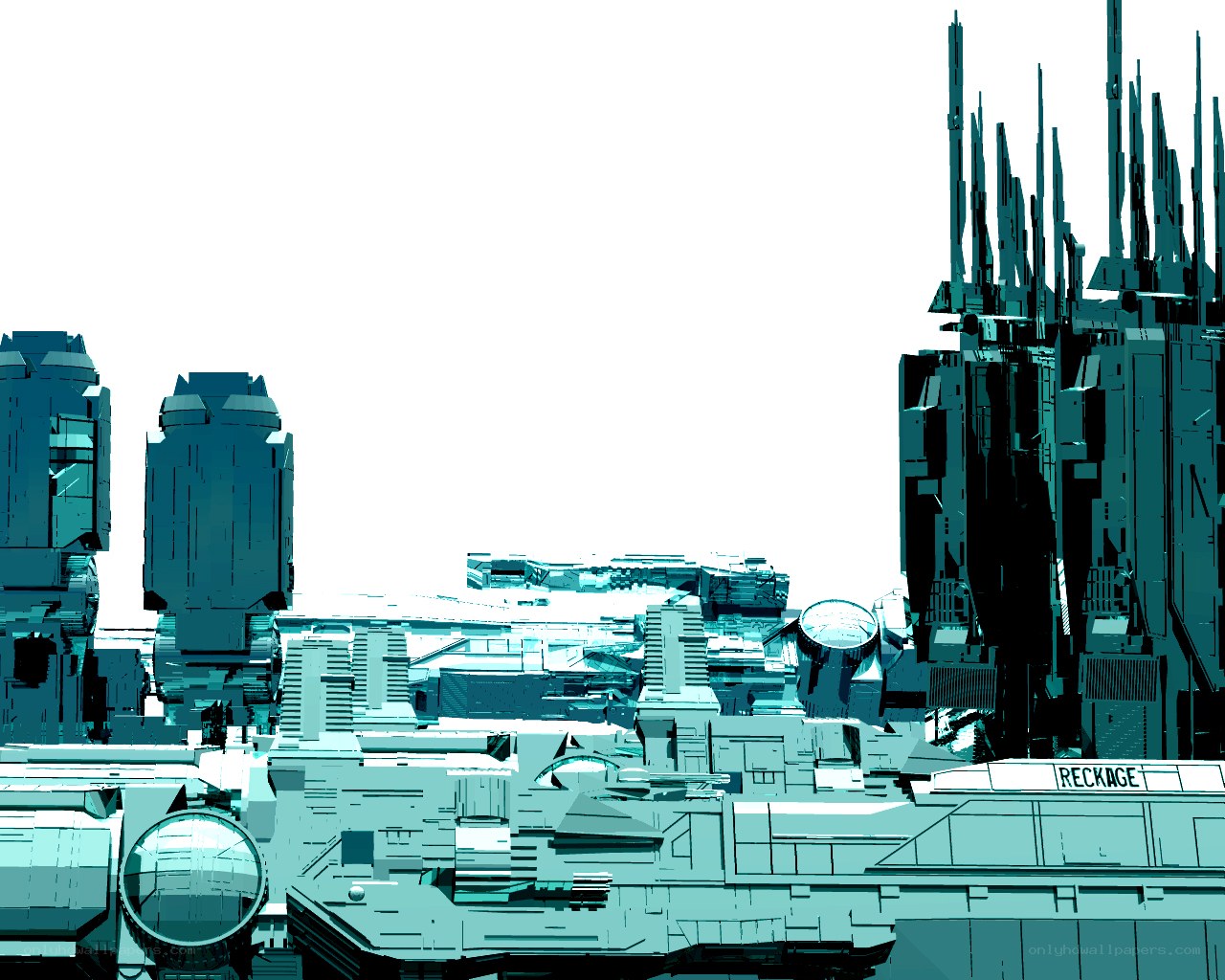 futuristic cityscape