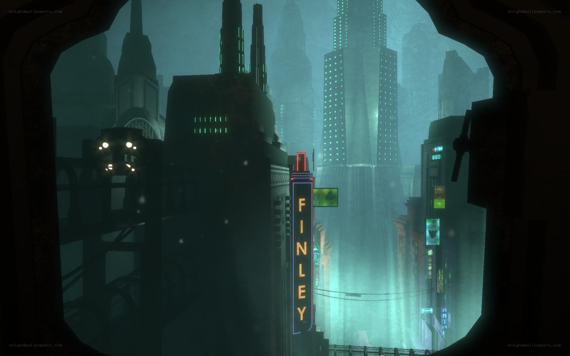 futuristic cityscape at night