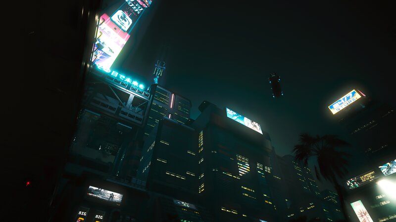 Futuristic Cityscape at Night — Black, Dark, Futuristic, 3d Render