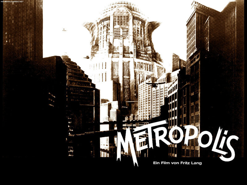 Futuristic Cityscape — Black, Dramatic, Illustration, Skyscrapers