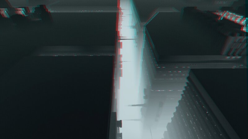Futuristic Cityscape — Black, Dystopian, Digital Art