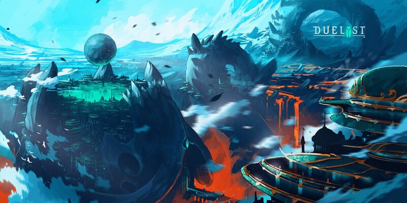 Futuristic Cityscape — Blue, Dramatic, Digital Art, Floating Islands