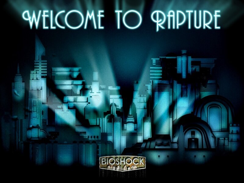 Futuristic Cityscape — Blue, Dramatic, Night, Digital Art, City Skyline, Neon Lights