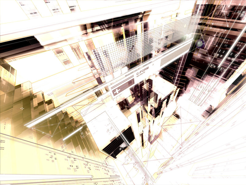 futuristic cityscape design