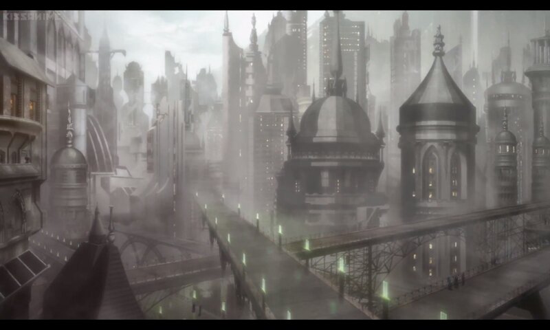 Futuristic Cityscape — Gray, Atmospheric