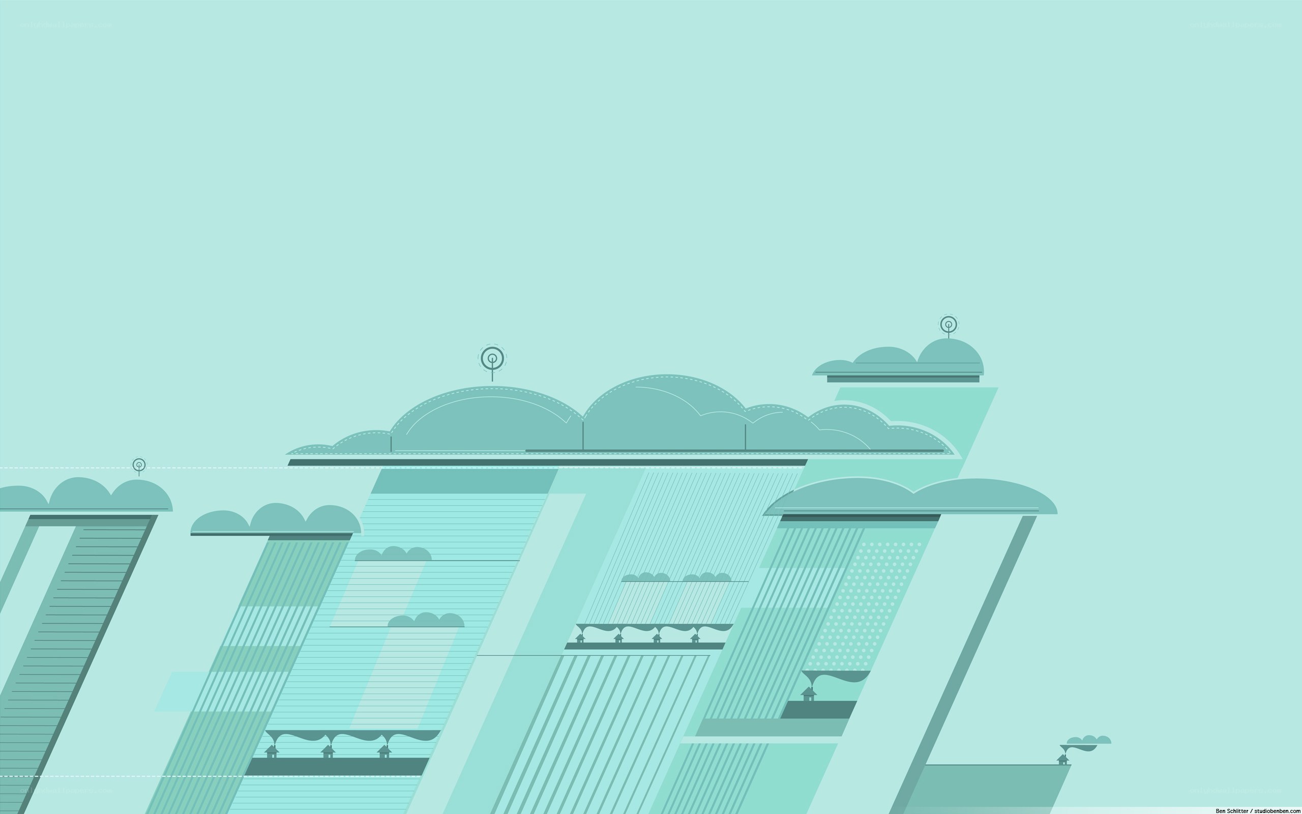 futuristic cityscape illustration