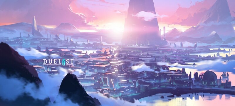 Futuristic Cityscape — Pink, Serene