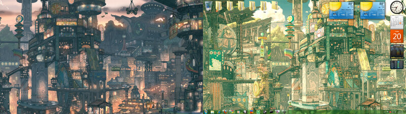 futuristic cityscape wallpaper