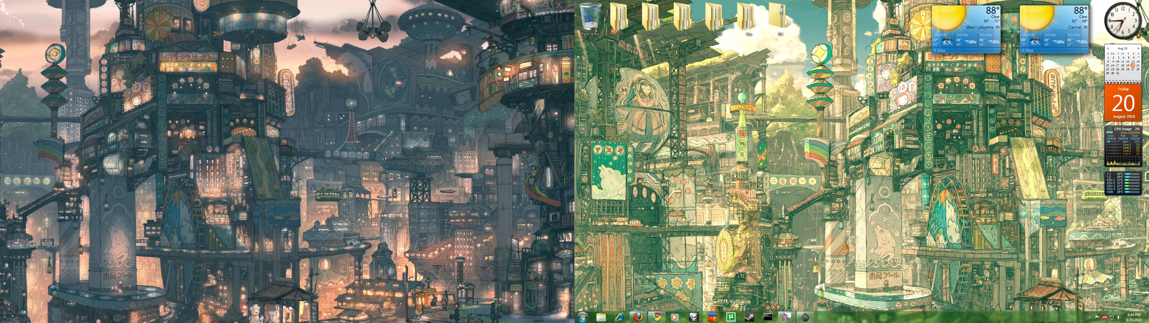 futuristic cityscape wallpaper