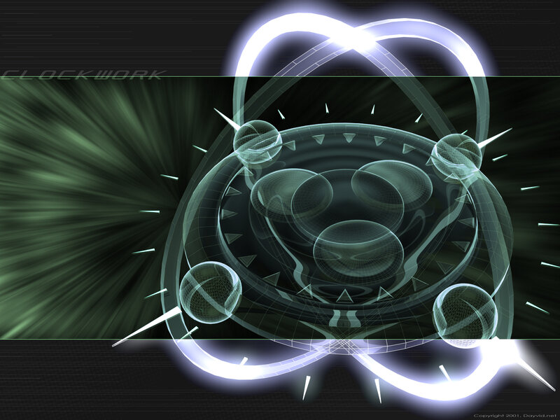 futuristic clockwork design
