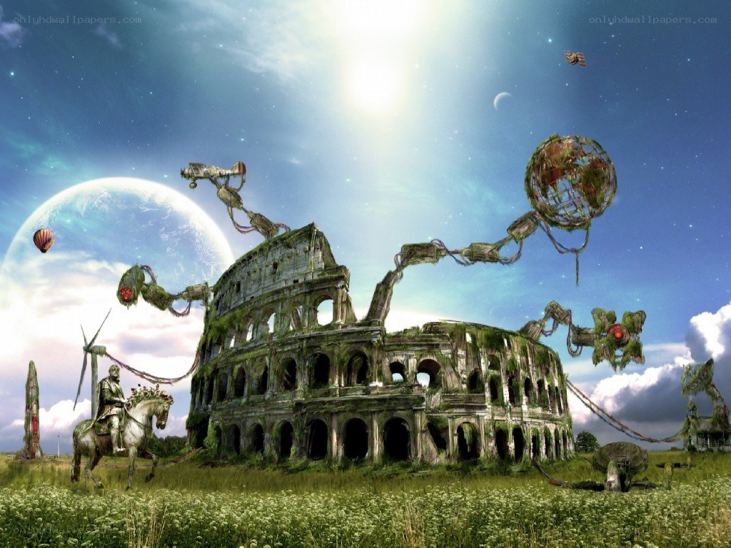Futuristic Colosseum Fantasy