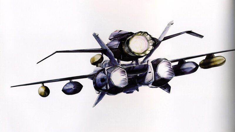 futuristic combat aircraft