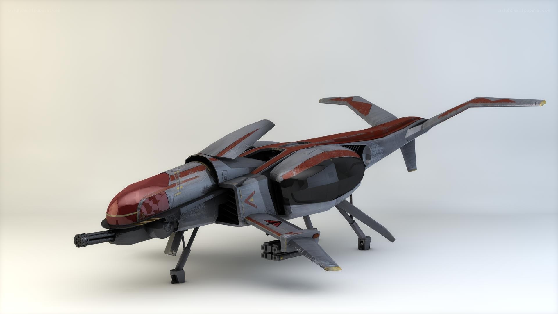 futuristic combat aircraft