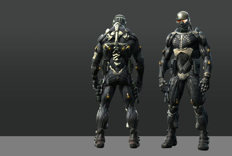 futuristic combat armor design