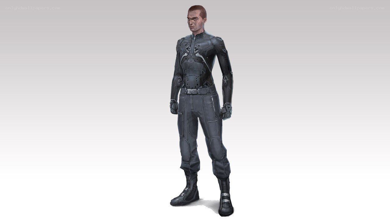futuristic combat suit concept