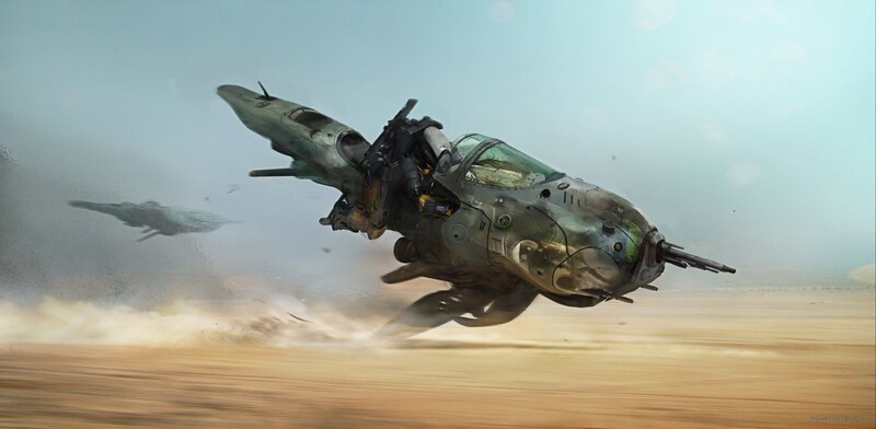 Futuristic Combat Vehicle