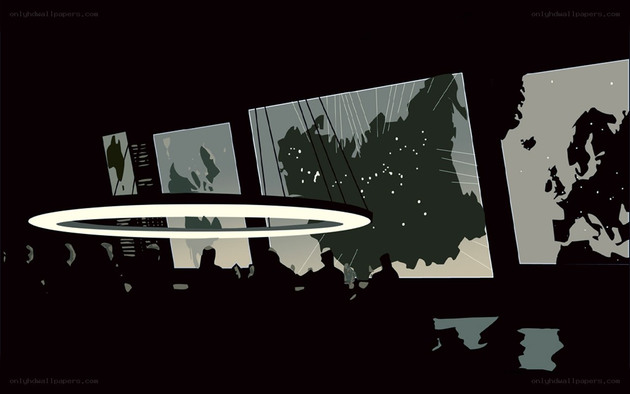 futuristic command center