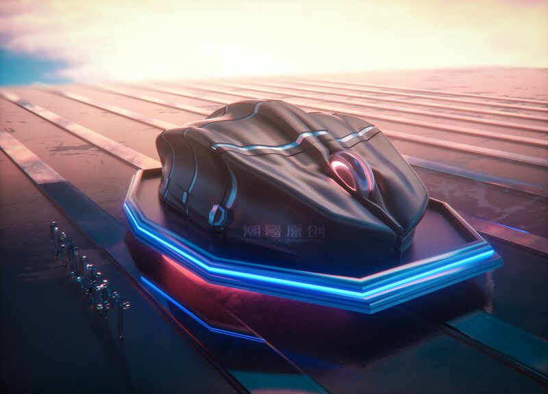 Futuristic Computer Mouse