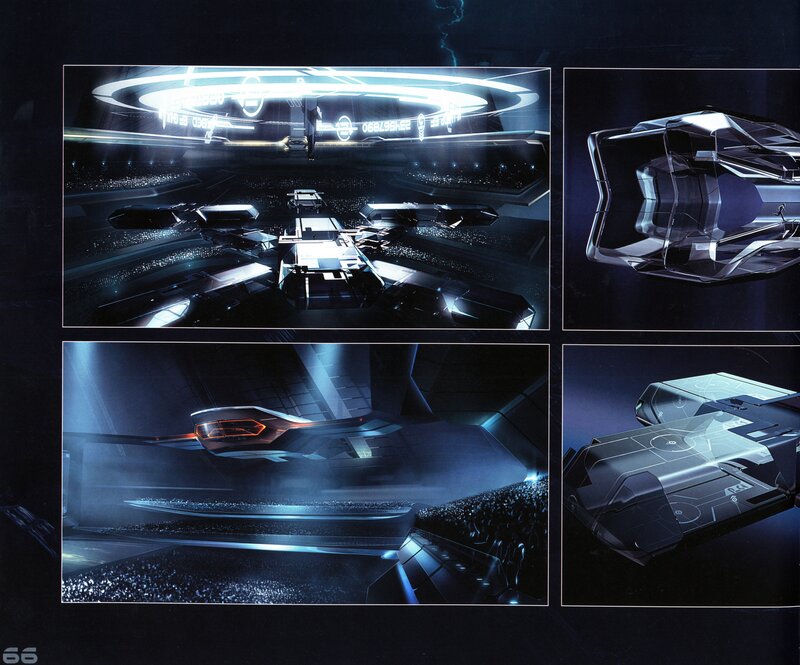 futuristic concept art collage