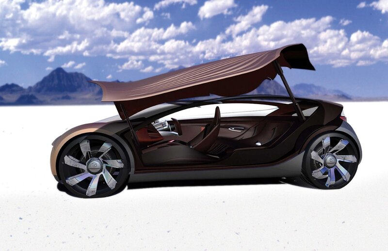 futuristic concept car